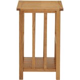 vidaXL Stolić za časopise 45 x 35 x 55 cm od masivne hrastovine | shoptok.hr