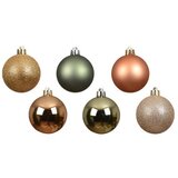 DEKOR DOM dekoracija - hanging bauble set mix 30pcs 6cm 023972 - assorted pastel - kmg ( 045619 ) | Eponuda.com