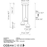 Opviq yildo - M-6874 black chandelier | ePonuda.com