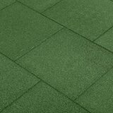  Ploče za zaštitu od pada 18 kom gumene 50 x 50 x 3 cm zelene | shoptok.hr