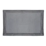 FIVE PROSTIRKA ZA KUPATILO MODERN 80X50CM PES/PU/PVC SIVA