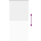 vidaXL Rolo zatemnjena bela 90x210cm tkanina širina 85,7cm poliester | Shoptok.si
