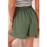 Kesi Włoski Shorts tied at the waist khaki | Shoptok.si