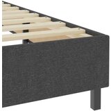  Boxspring postelja temno siva iz blaga 140x200 cm, (20644897) | Shoptok.si
