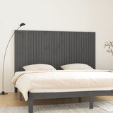 vidaXL Zidno uzglavlje sivo 204x3x110 cm od masivne borovine Cijene