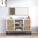 vidaXL Komoda bela 105x30x65 cm inženirski les Cene