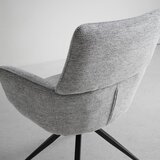 Bessagi Home Naslanjač Paolo, Siva, Vrtljiv | Shoptok.si