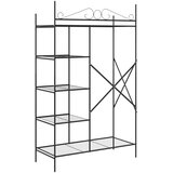 Otvoreni ormar s policom Crna 104,5 x 45 x 172 cm Čelik | shoptok.hr