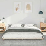  Krevetna konstrukcija Smeđa 180 x 210 cm Čvrsto borovo drvo | shoptok.hr