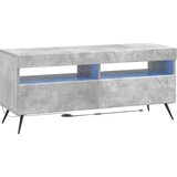 vidaXL LED TV kabinet Betonska siva Konstruirano drvo - Betonska siva | shoptok.hr