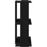  Regal za knjige s 3 razine crni 60x30x80 cm konstruirano drvo | Eponuda.ba