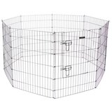  Ograda za pse sa vratima, 8 delova, 78 x 57cm | Eponuda.com