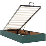  Podesivi krevet s madracem Tamnozelena 100 x 200 cm Baršun | shoptok.hr
