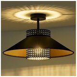  Duolla - Plafonski luster RIO RATTAN 1xE27/15W/230V prečnik 45 cm crna/zlatna | Eponuda.com