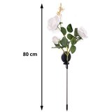 Gardlov solarna LED vrtna lampa ruža, 3 cvijeta, IP44 | shoptok.hr