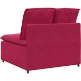  Modularni kauč s jastucima, vinsko crvena 100 cm | Shoptok.si