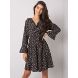 Italy Moda Dress-DHJ-SK-13891A-1.10P-black-beige | Shoptok.si