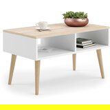 Kobi Furniture Klubska mizica Sandi, skandinavski stil, bela - hrast sonoma, (20625993) | Shoptok.si