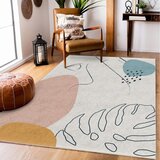 Mila Home kremno bel pralen tekač 80x200 cm abstract shapes – | Shoptok.si