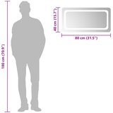  LED kupaonsko ogledalo s ogledalom *Transparent*an 80 x 40 cm | shoptok.hr