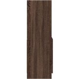 vidaXL Visoka komoda boja smeđeg hrasta 92x33x100 cm konstruirano drvo | shoptok.hr