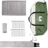 Tipi šator s krovom Zelena 800 x 800 x 430 cm Poliester i čelik | shoptok.hr