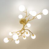  Brilagi - LED plafonski luster MISTEL 15xG9/3W/230V zlatna/bela | Eponuda.com