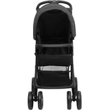vidaXL Dječja kolica 3-u-1 tamnosivo-crna čelična | shoptok.hr