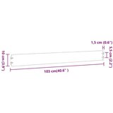 vidaXL Rubovi za travnjak 10 kom crni 10x103 cm hladno valjani čelik | shoptok.hr