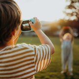 KIDYWOLF vodootporna kamera, tirkizna | Shoptok.si