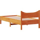  Okvir kreveta bez madraca voštano smeđi 100x200 cm od borovine | shoptok.hr