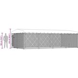  kavez za pse s krovom 7,6 x 3,8 x 2,3 m | Eponuda.ba