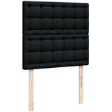  Otomanski okvir kreveta s madraca crni 90x200cm od tkanine | shoptok.hr