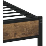  Metalni okvir kreveta bez madraca boja hrasta 140x200 cm | shoptok.hr