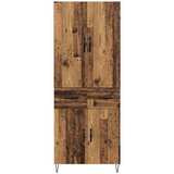  Highboard s ladicama 2 pcs Staro drvo Inženjersko drvo i staklo | shoptok.hr