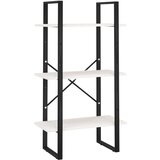 vidaXL Police za pohranu bijele 60 x 30 x 105 cm od masivne borovine | shoptok.hr