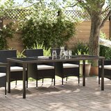  Stol za vrt Crna 200 x 80 x 73 cm Metal | Eponuda.com