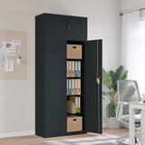 vidaXL Arhivska omara antracitna 90x40x220 cm jeklo | Shoptok.si