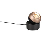 Trio Select Črna/v bronasti barvi LED namizna svetilka (višina 14 cm) Orbit – | Shoptok.si
