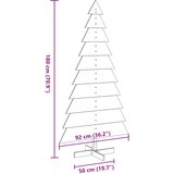  Drveno ukrasno božićno drvce 180 cm od masivne borovine | shoptok.hr