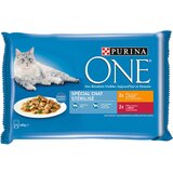 Purina ONE Junior 4 x 85 g - Sterilcat piščanec & govedina Cene