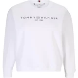 Tommy Hilfiger Curve Sweater majica crna / bijela