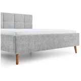 Meise M&amp;ouml;bel Sivi tapecirani bračni krevet s prostorom za odlaganje s podnicom 180x200 cm Nova &amp;ndash; Slike