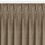  Curtain VILA color beige style classic flex 7.5 cm with double pleat velvet 265x175 HOMEDE | shoptok.hr
