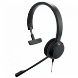 Jabra evolve 20 ms mono usb headband, noise cancelling,usb connector, with mute-button and volume control on the cord, with foam ear cushion, microsoft optimized | ePonuda.com