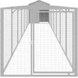  Kućica za pse s krovom svjetlosiva 117 x 813 x 123 cm čelična | shoptok.hr