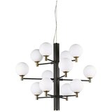 Ideal Lux led luster na sajli copernico 12xG9/3W/230V prečnik 71 cm crna | Eponuda.com