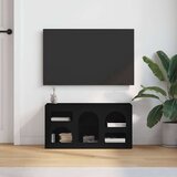 TV omarica Črna 80 x 35 x 40 cm Konstruiran les, (5000112995) | Shoptok.si