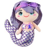  igračka sirena s repom i ljuskama 25cm - ljubičasta | shoptok.hr