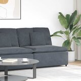  Modularna sofa s jastucima tamno siva 100 cm Cijene